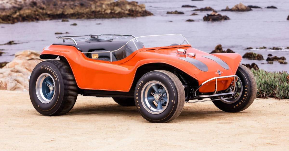 Bekende buggy uit Steve McQueenfilm van 1968 gaat onder