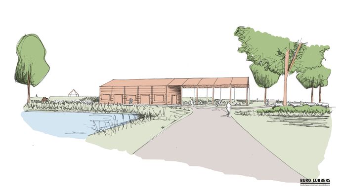 Artist's impression van hoe Fort Henricus in Steenbergen er uit kan komen te zien.