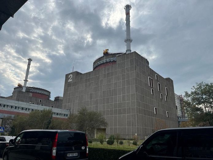De kerncentrale van Zaporizja.
