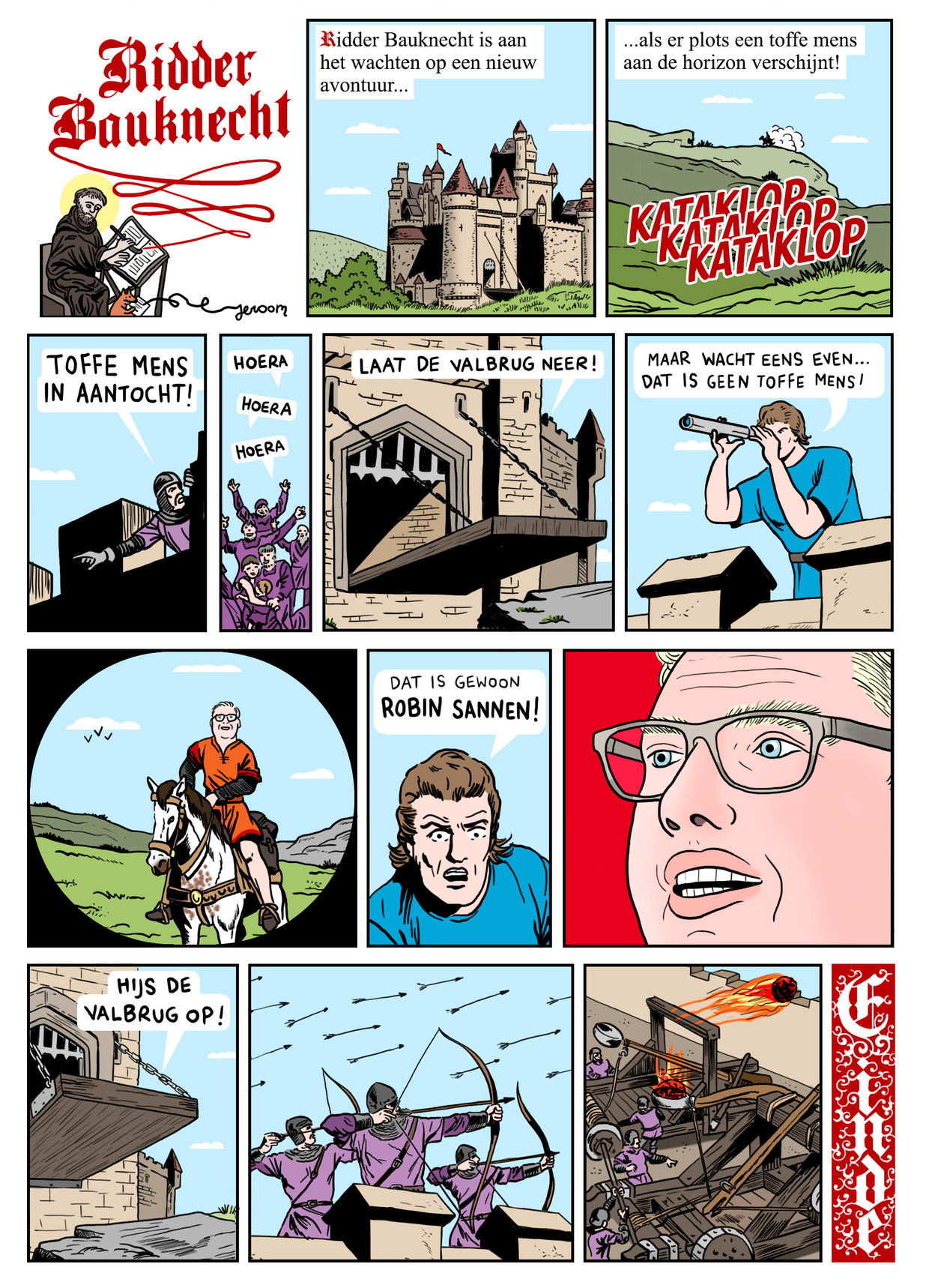 Robin's strip van Jeroom Beeld Humo