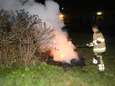 Opnieuw stapel banden in brand gezet in Waardenburg
