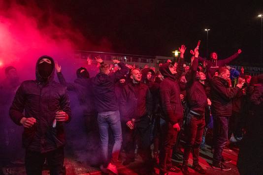 Fans van Cambuur.