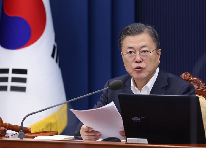 Le président sud-coréen Moon Jae-in.