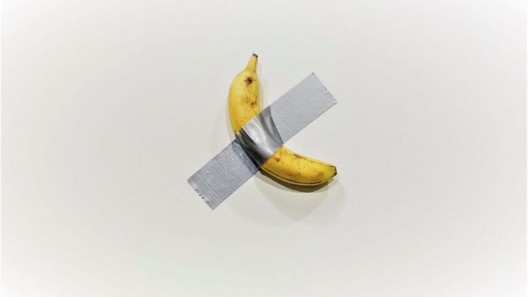 Afbeeldingsresultaat voor banaan met tape