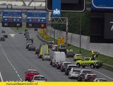 Ongelukken zorgen voor vertragingen en files op  wegen rond Rotterdam 