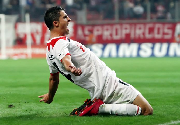 Ook bij Olympiakos maakte Miralles het al te bont.