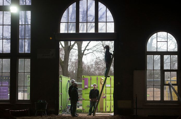 De verbouwing van de voormalige Friso-kazerne in Ede.