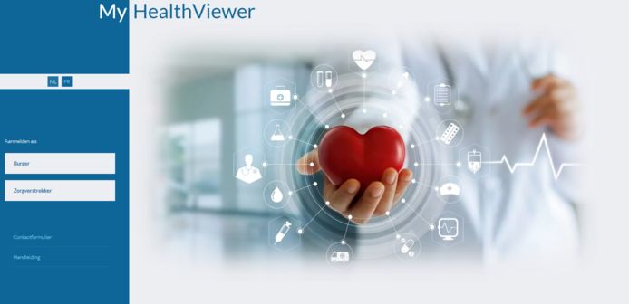 Het platform MyHealthViewer kon het hoge aantal gebruikers vanmorgen niet aan.