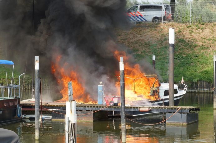 De boot was niet meer te redden