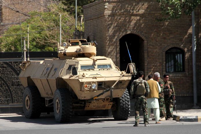 Afghaans veiligheidspersoneel in de provincie Herat.