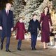 Mooie beelden: de Britse royals herdenken koningin Elizabeth met kerkdienst ‘Together at Christmas’