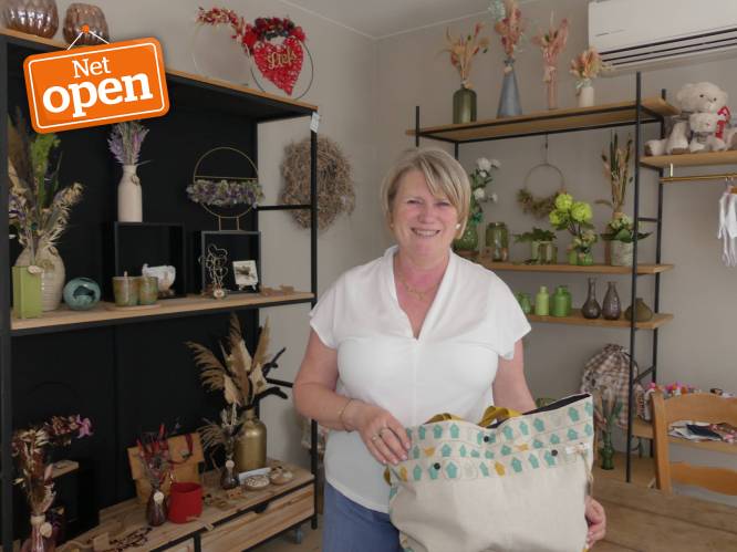 NET OPEN. Ex-kapster Anne (59) opent pop-updecoratiewinkel in Nevele: “Bijna alles is hier handgemaakt”