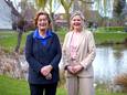 Wobine Buijs en Thérèse Claassen (rechts), bestuursvoorzitter en directeur van GGD Hart voor Brabant.