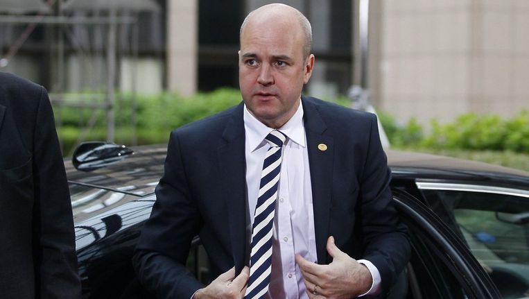 De zweedse premier Frederik Reinfeldt. Beeld 