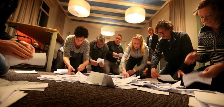 Op Schiermonnikoog was de opkomst het hoogst: 82,5 procent. Beeld ANP