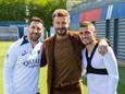 David Beckham poseerde enkele weken geleden op de training van PSG met Messi en Verratti.