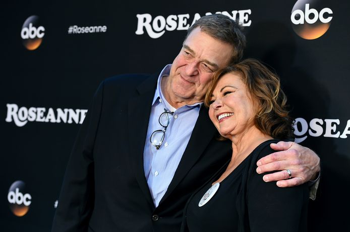 John Goodman met Roseanne Barr.