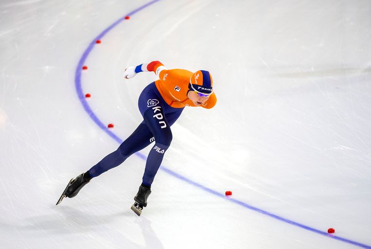 Melissa Wijfje: wel Nederlands kampioen, geen Europese titel. Beeld Klaas Jan van der Weij / de Volkskrant