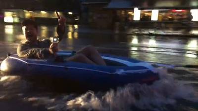 Regen? Deze Berlijner deert het niet