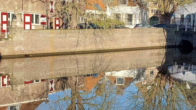 Spiegelglad water in Middelburg