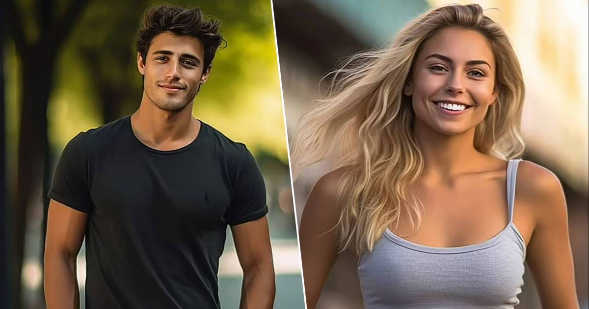 Zo zien ‘perfecte’ man en vrouw eruit volgens artificiële intelligentie ...