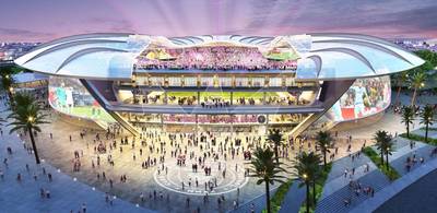 KIJK. Huidig stadion is slechts tijdelijk: in deze schitterende tempel van 900 miljoen euro hoopt Inter Miami (en Messi?) vanaf 2025 te spelen