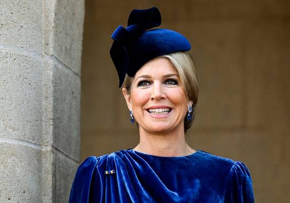 Koningin Máxima opent het staatsbezoek aan Cyprus in chic blauw fluweel