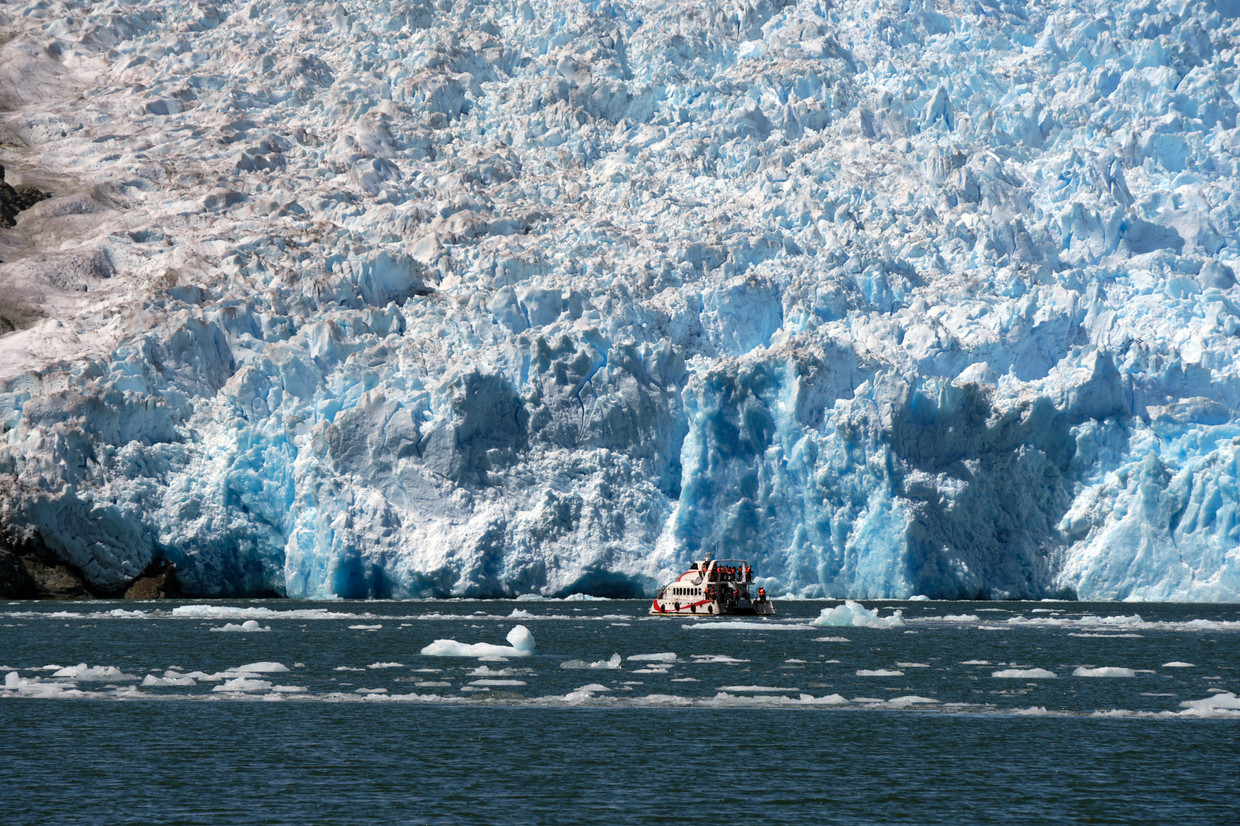 Boottocht naar Laguna San Rafael, een van de grootste en indrukwekkendste gletsjers van Chili. Beeld Frederik Galle