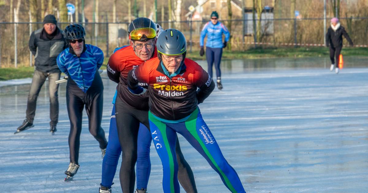 Water op het ijs: schaatsbaan Stevensbeek tijdelijk dicht, vanavond weer open | Land van Cuijk