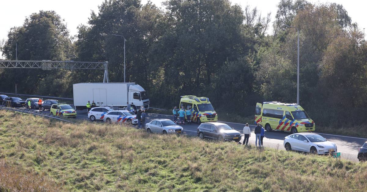 Motorrijder overleden bij ongeluk op A50.
