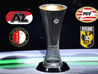 Bekijk hier de samenvattingen van AZ, Feyenoord, PSV en Vitesse in de Conference League