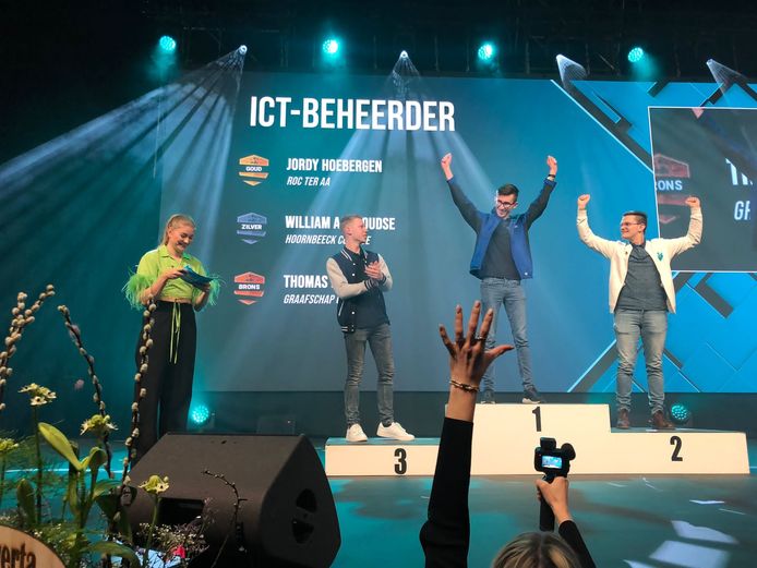 ROC-student Jordy Hoebergen pakt goud op Skills toernooi in Amsterdam.