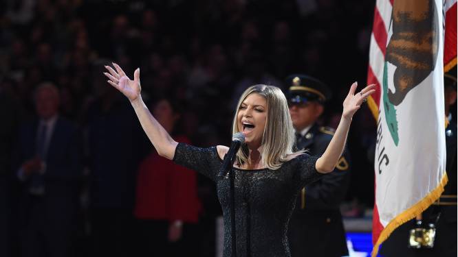 Fergie erkent mislukte vertolking volkslied bij All-Star Game