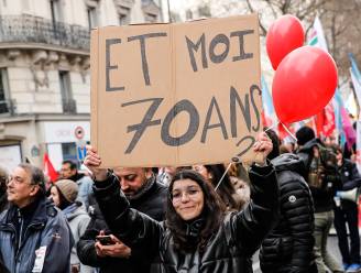 Bijna 1 miljoen Fransen demonstreren tegen pensioenhervormingen