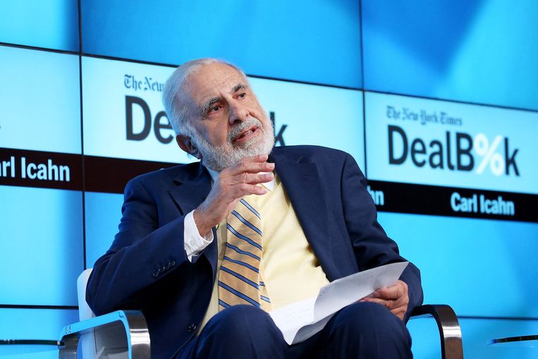 Carl Icahn, bestuursvoorzitter van Icahn Enterprises, heeft slechts een klein aandeel in McDonald’s.  Beeld Neilson Barnard / AFP