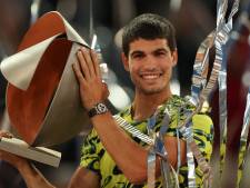 Carlos Alcaraz (20) wint voor tweede keer op rij masterstoernooi van Madrid