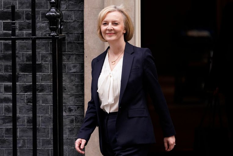Liz Truss volgde in september Boris Johnson op als voorzitter van de Conservatieve Partij en premier van het Verenigd Koninkrijk. Beeld AP