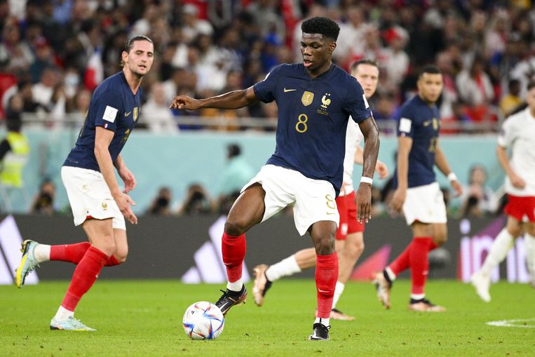 Aurelién Tchouaméni van Frankrijk. Beeld Photo News