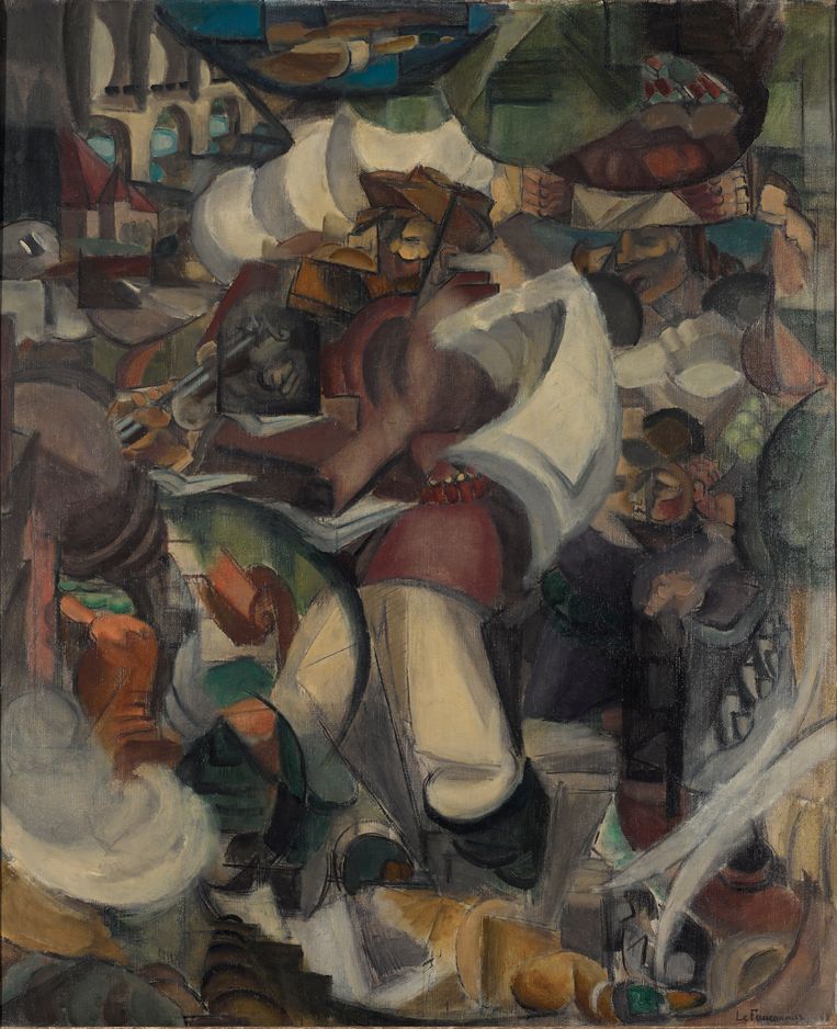 Henri Le Fauconnier, 'The hunter' (1912).  Image Art Museum The Hague