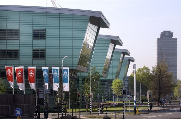 Het Huygensgebouw van de Radboud Universiteit in Nijmegen.