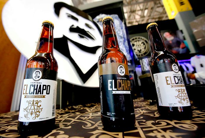Flesjes ‘El Chapo’-bier.
