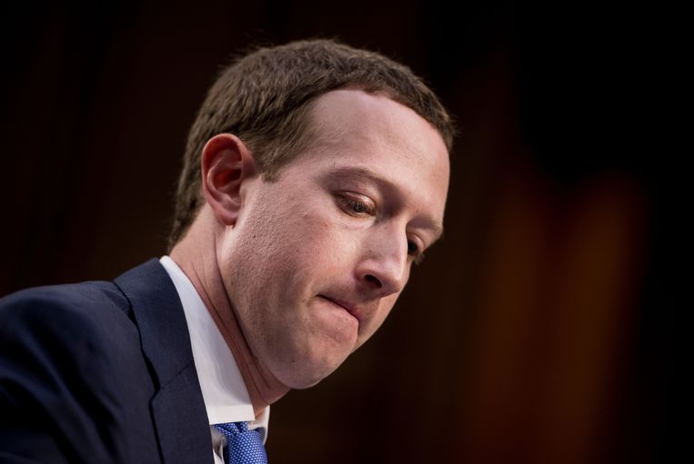 Facebook-baas Mark Zuckerberg. Beeld AFP