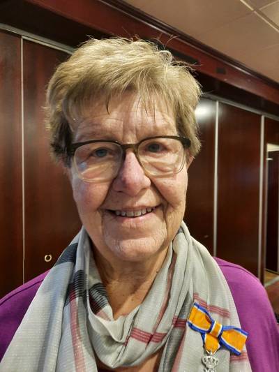 Annemarie Rovers uit Boskant Ridder in de Orde van Oranje Nassau