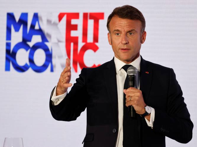 Macron kondigt voor 15 miljard buitenlandse investeringen in Frankrijk aan