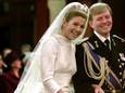 Willem-Alexander en Máxima trouwden twintig jaar geleden.