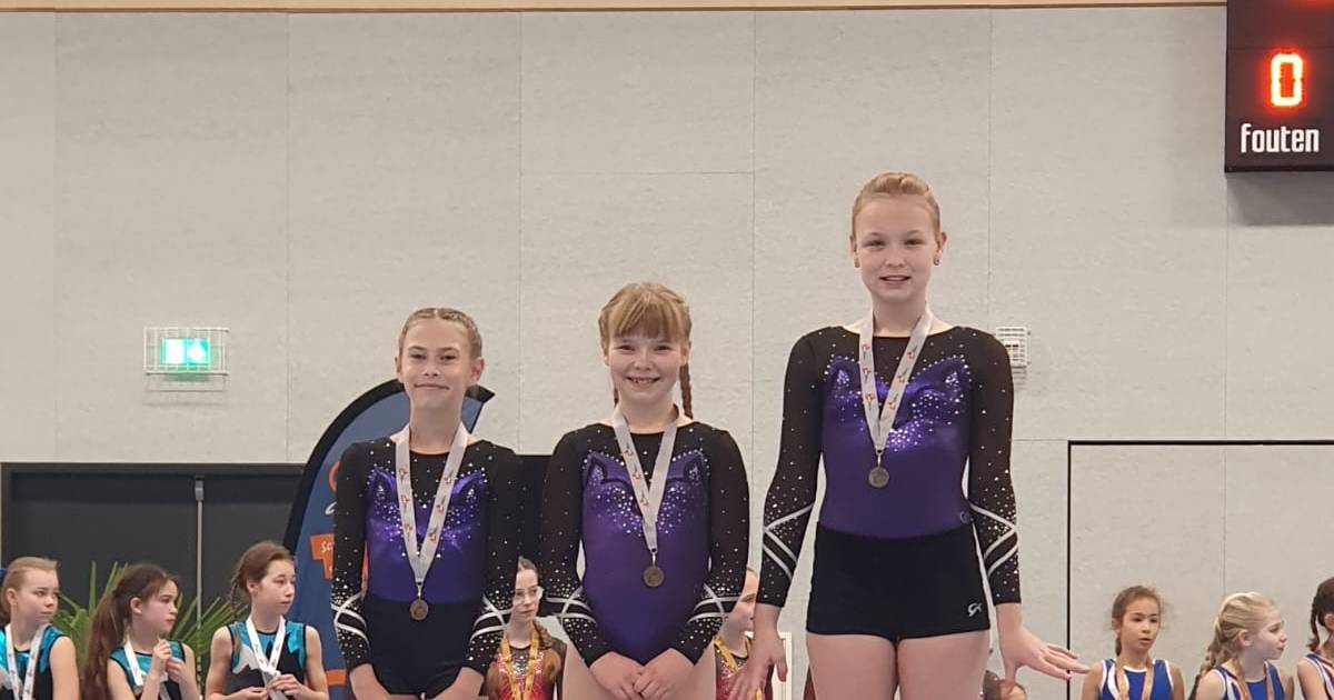 Dios and Gymnastics School Zeeland teams on stage in Drunen |  Sports in Zeeland