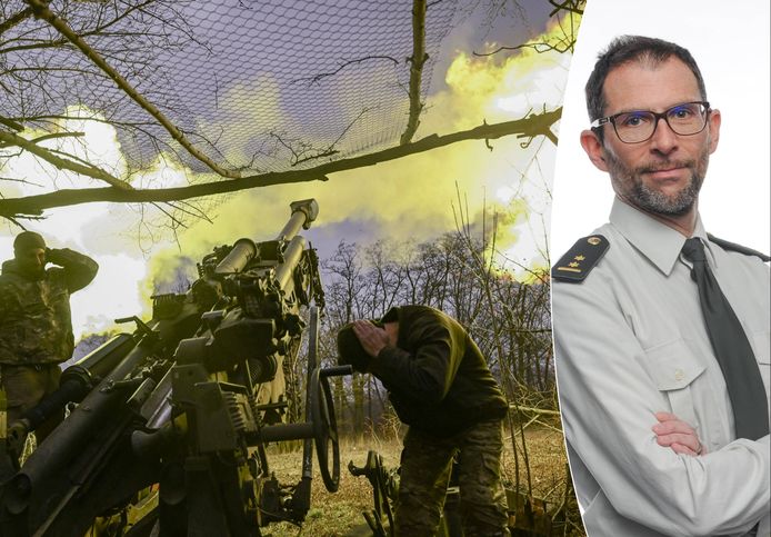 Gevechten in de buurt van Bachmoet / Luitenant-kolonel Tom Simoens van de Koninklijke Militaire School