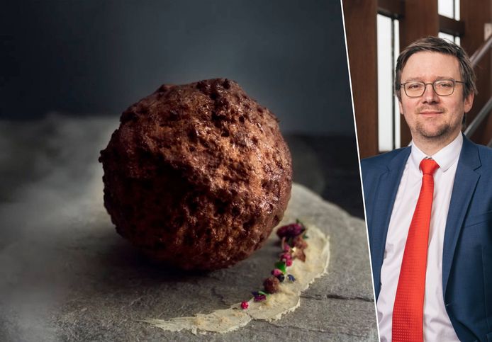 Niet Australiërs maar belgen hebben de veelbesproken mammoetgehaktbal uitgevonden, dat zegt Hermes Sanctorum, CEO van het Belgische bedrijf Paleo.