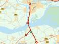 A16 richting Brabant weer volledig vrij na kettingbotsing voor Moerdijkbrug