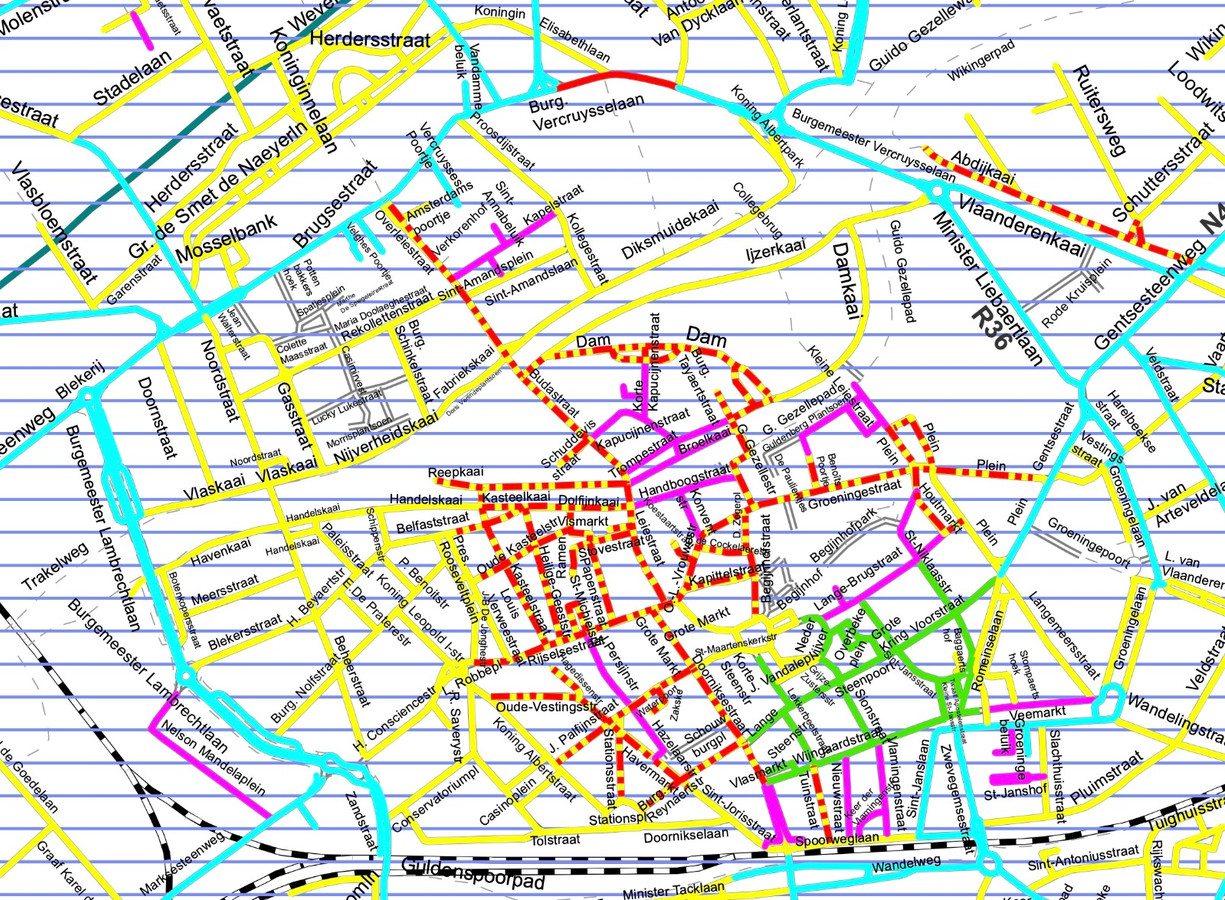 Kortrijk krijgt nieuwe zones 20 na verdere verlaging Leieboorden en ...
